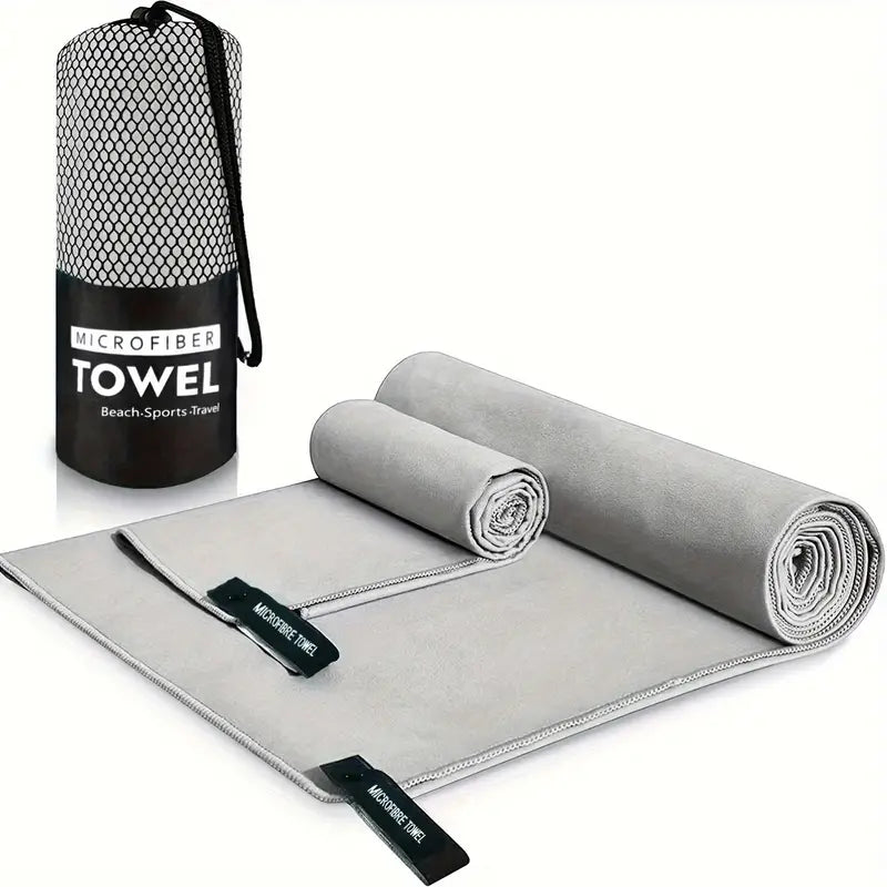 Serviette de Voyage en Microfibre Sneldrogende Légère pour Sport et Plage
