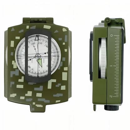 Boussole de Randonnée Compacte avec Clinomètre et Cadran Lumineux