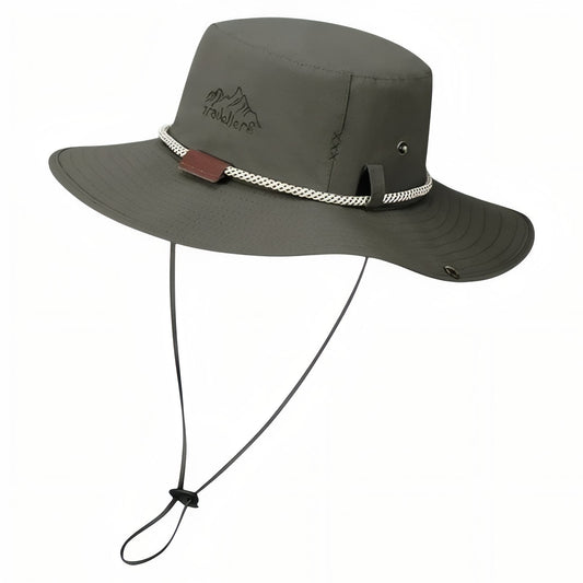Chapeau Imperméable Randonnée Large Bord et Respirant