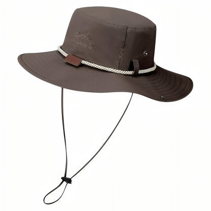 Chapeau Imperméable Randonnée Large Bord et Respirant