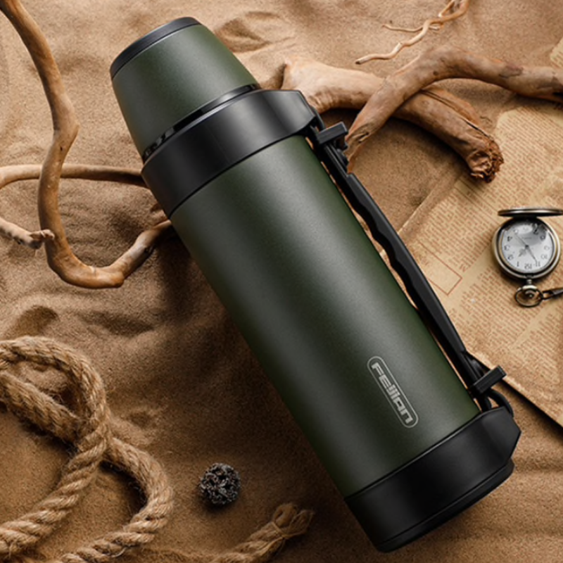 Isolert Termosflaske 1,5L for Trekking og Fotturer