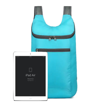 Sac à Dos Pliable Ultra-Léger 85 g, 20 L en Nylon Déperlant pour Voyage et Randonnée