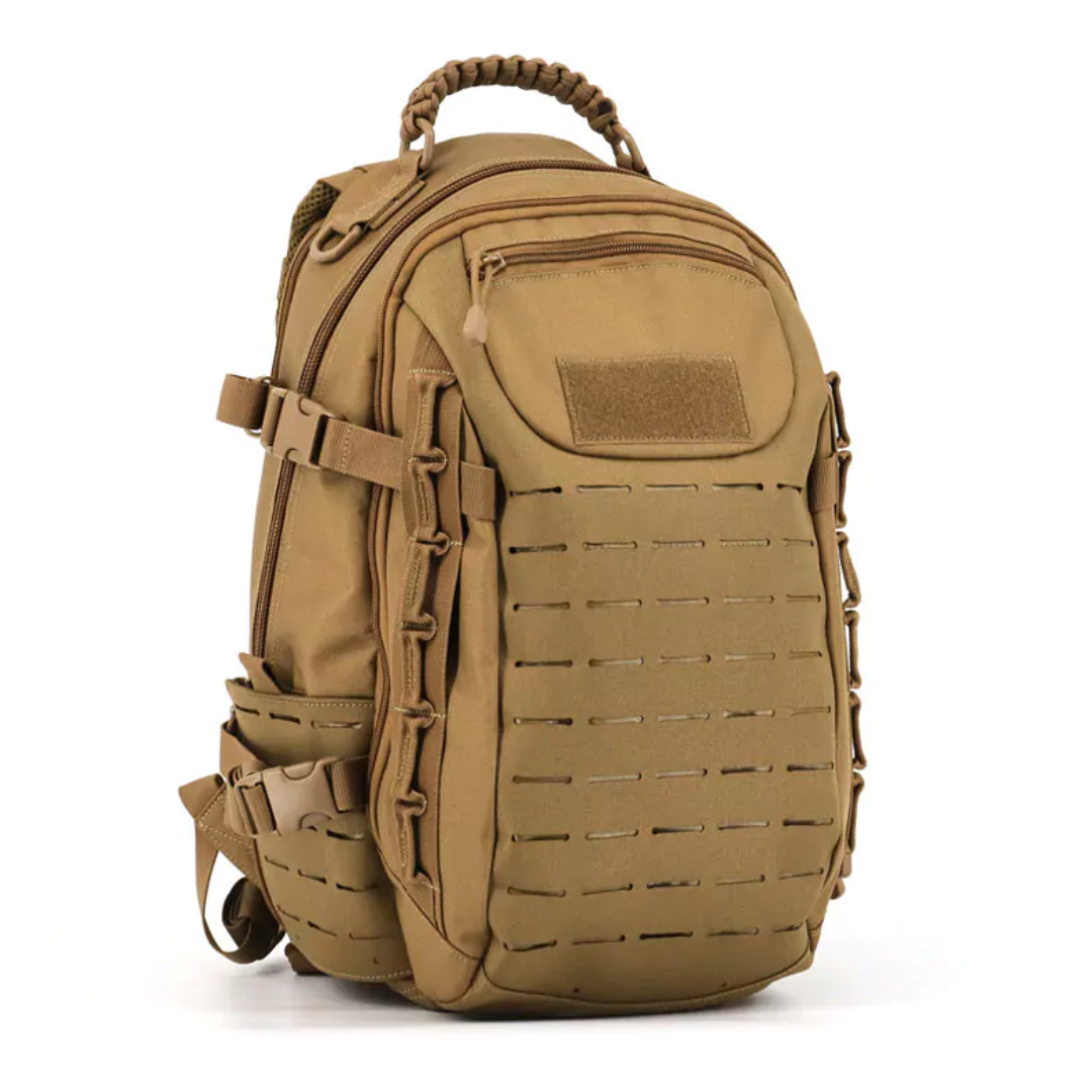 Sac à Dos Tactique 35 L en Nylon Cordura 500D, Système MOLLE et Compartiment PC 15 Pouces