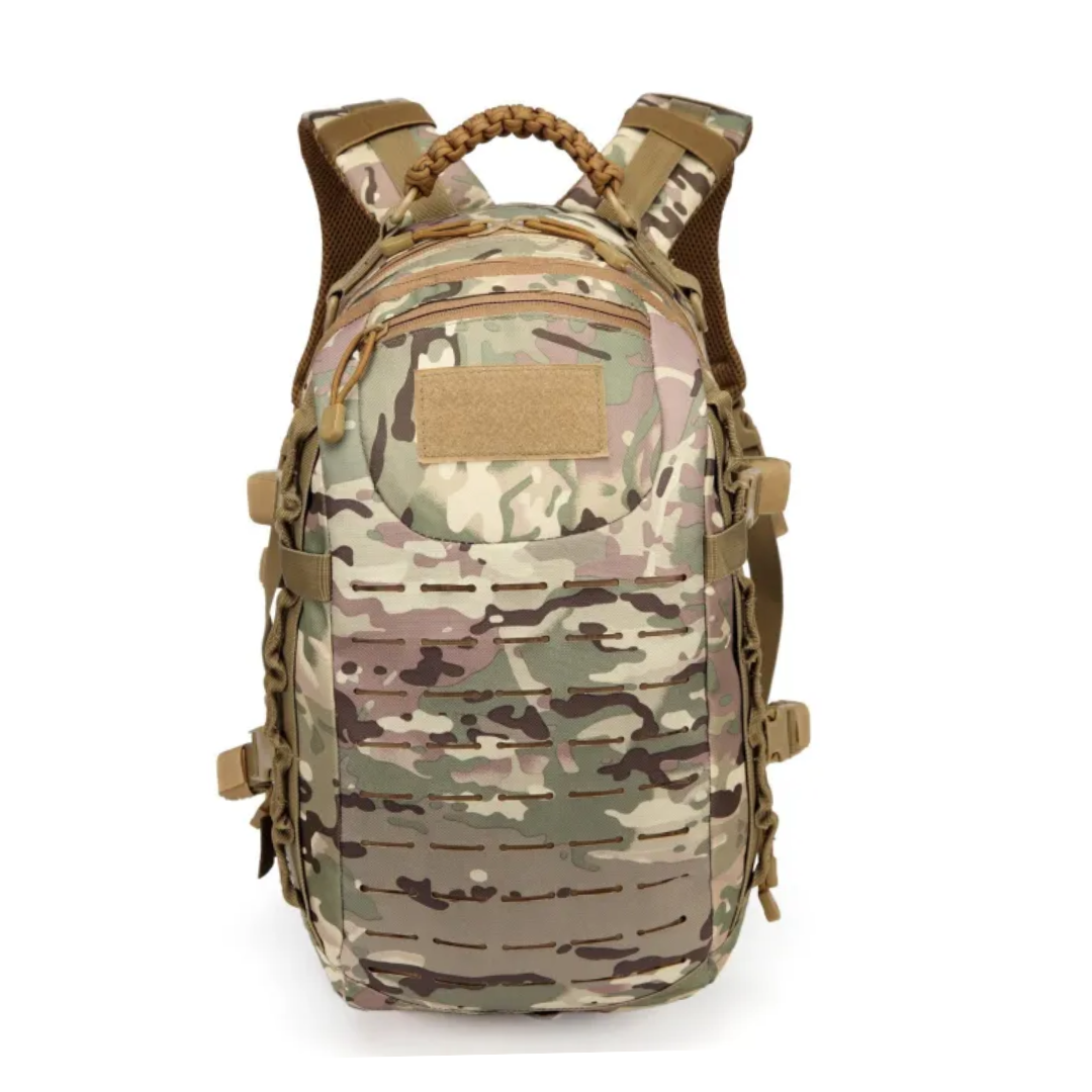 Sac à Dos Tactique 35 L en Nylon Cordura 500D, Système MOLLE et Compartiment PC 15 Pouces