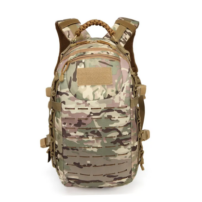 Sac à Dos Tactique 35 L en Nylon Cordura 500D, Système MOLLE et Compartiment PC 15 Pouces