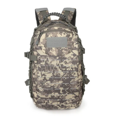 Sac à Dos Tactique 35 L en Nylon Cordura 500D, Système MOLLE et Compartiment PC 15 Pouces