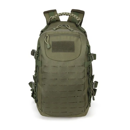 Sac à Dos Tactique 35 L en Nylon Cordura 500D, Système MOLLE et Compartiment PC 15 Pouces