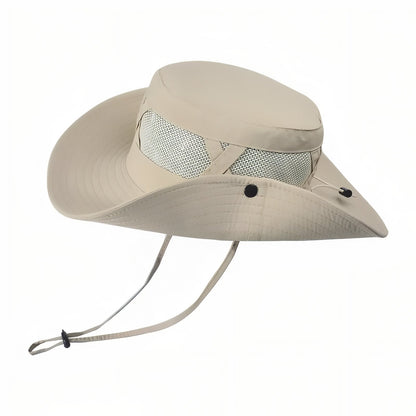Breathable Hiking Hat with Wide Adjustable Brim