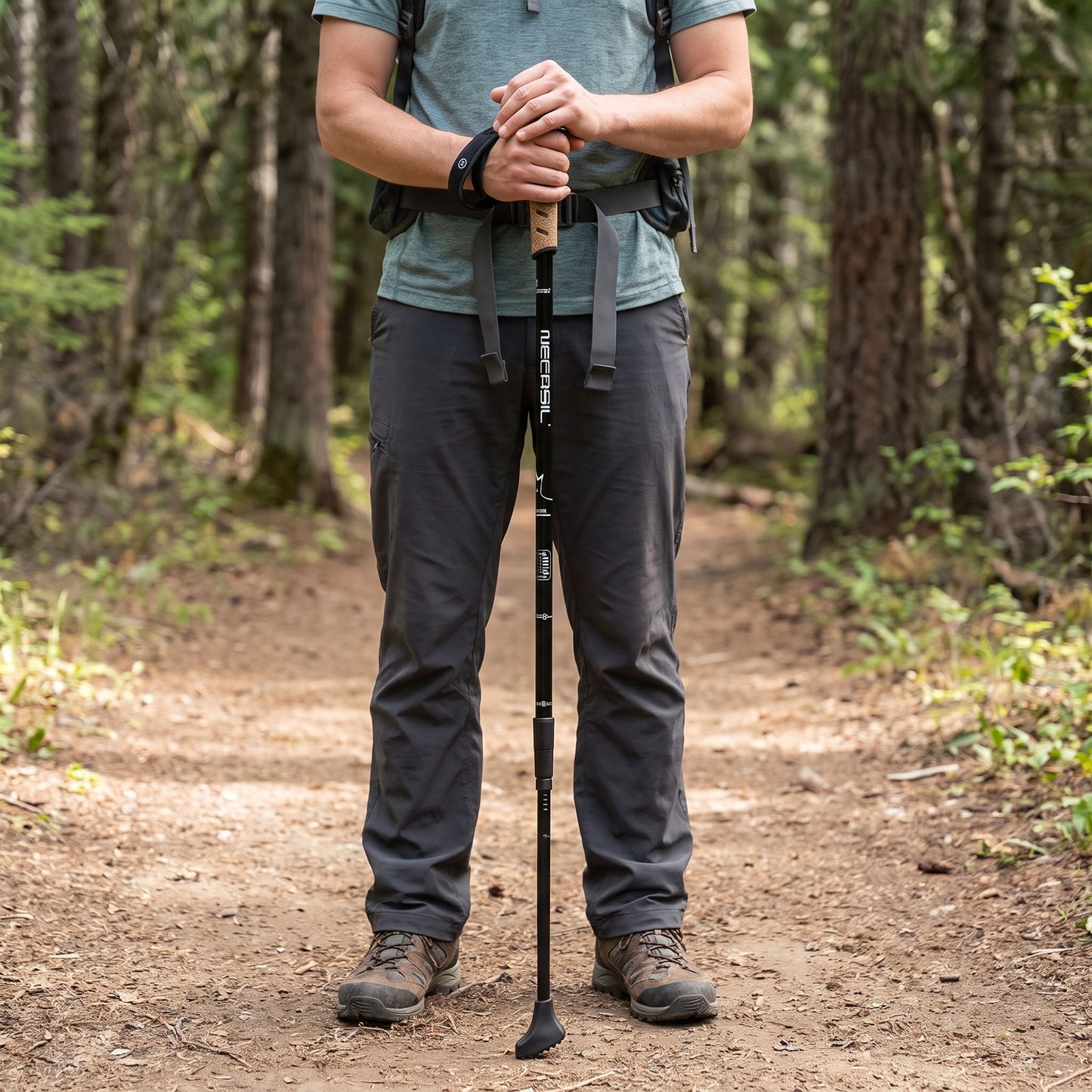 Telescopic Aluminum Nordic Walking Pole
