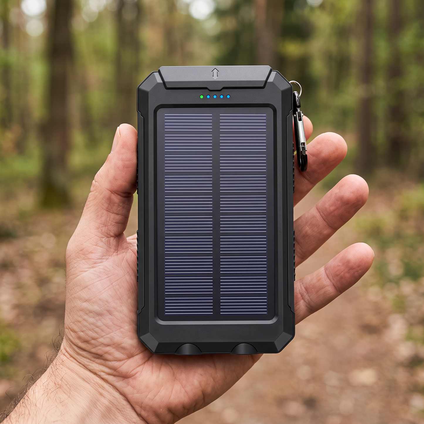 Waterproof and Shockproof Solar External Battery 10000 mAh
