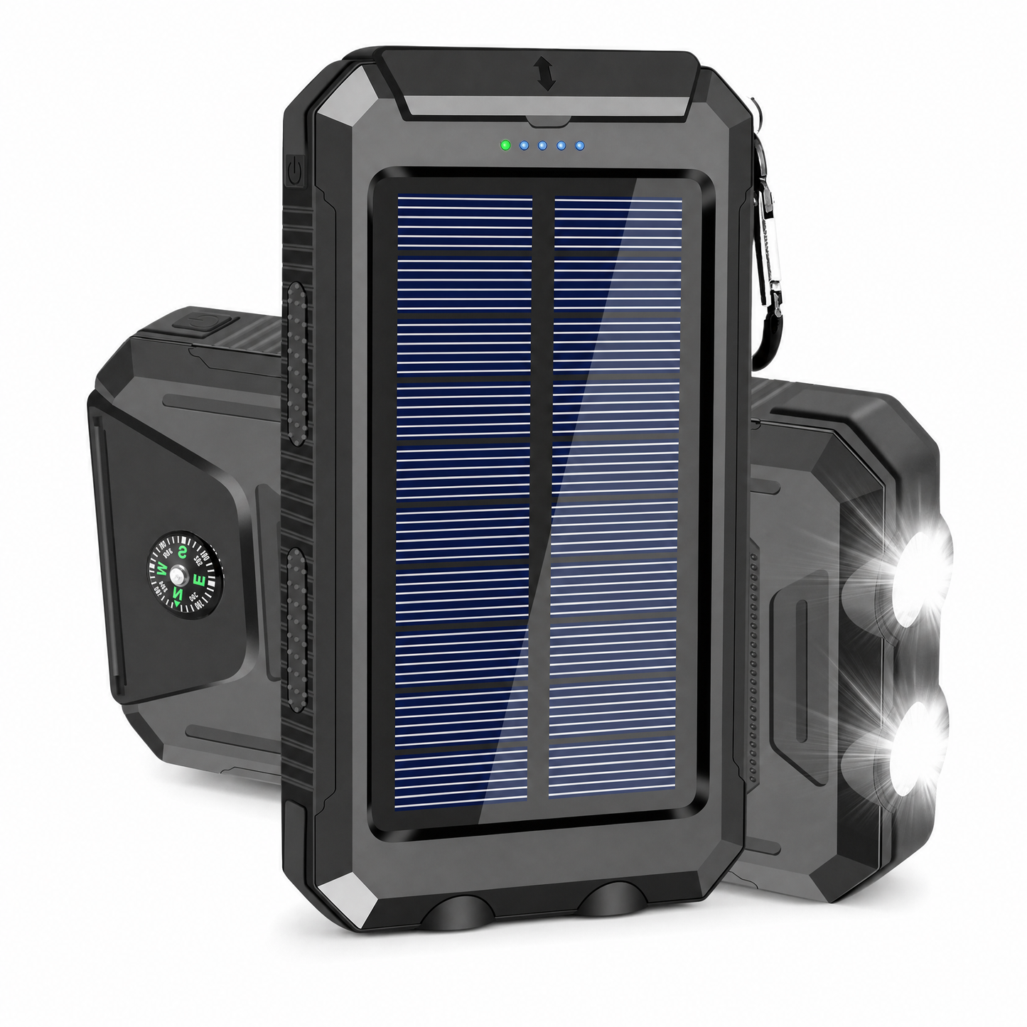 Waterproof and Shockproof Solar External Battery 10000 mAh