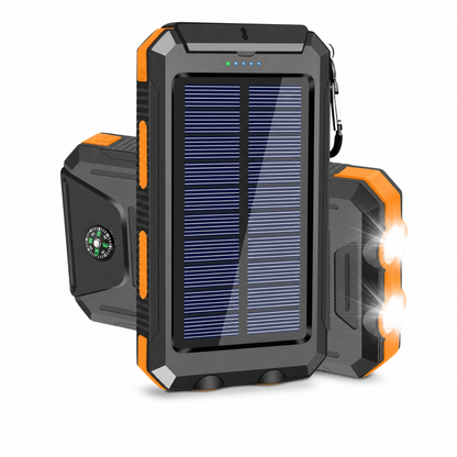 Waterproof and Shockproof Solar External Battery 10000 mAh