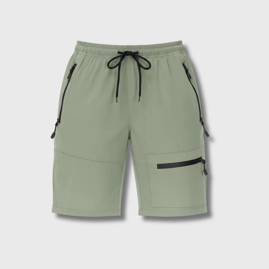 Bermuda de Randonnée Femme Extensible et Déperlant à Poches Zippées pour Trekking