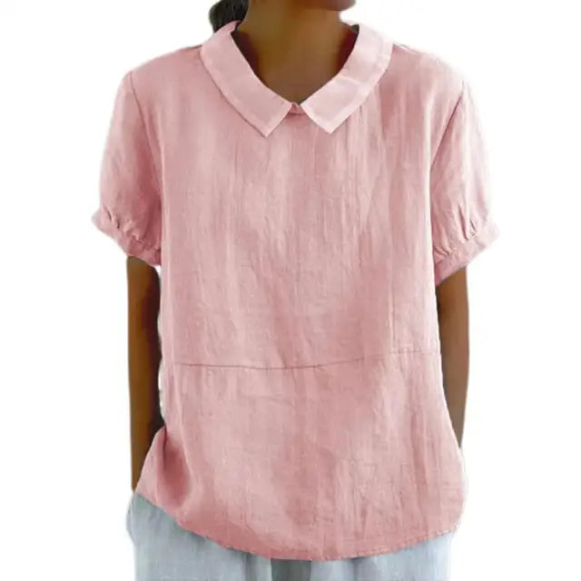 Blouse Femme - Manches Courtes Coton