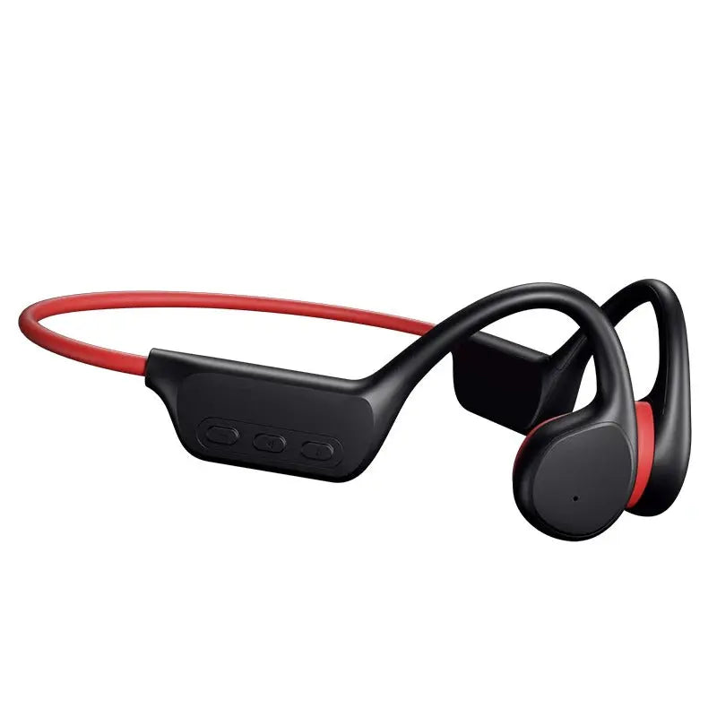 Casque à Conduction Osseuse Oreilles Ouvertes, Bluetooth 5.3 Étanche IPX8 avec Mémoire 32 Go