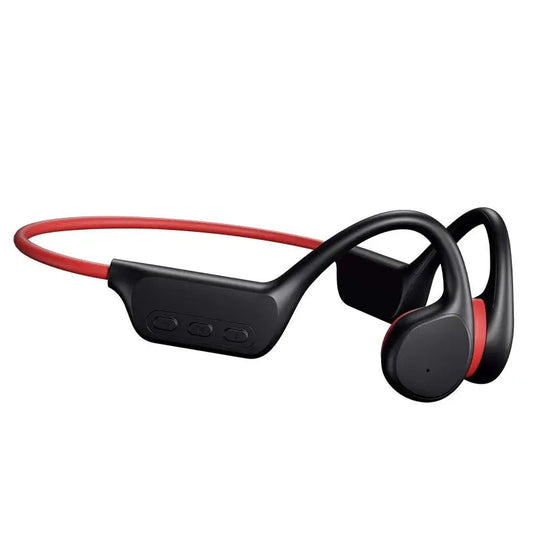 Casque à Conduction Osseuse Oreilles Ouvertes, Bluetooth 5.3 Étanche IPX8 avec Mémoire 32 Go