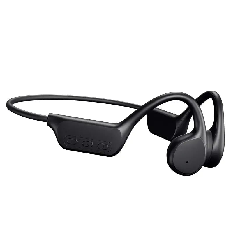 Casque à Conduction Osseuse Oreilles Ouvertes, Bluetooth 5.3 Étanche IPX8 avec Mémoire 32 Go