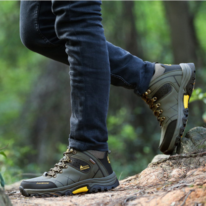 Bottes De Randonnée En Cuir Pour Homme Confortables Et Durables