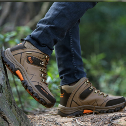 Bottes De Randonnée En Cuir Pour Homme Confortables Et Durables