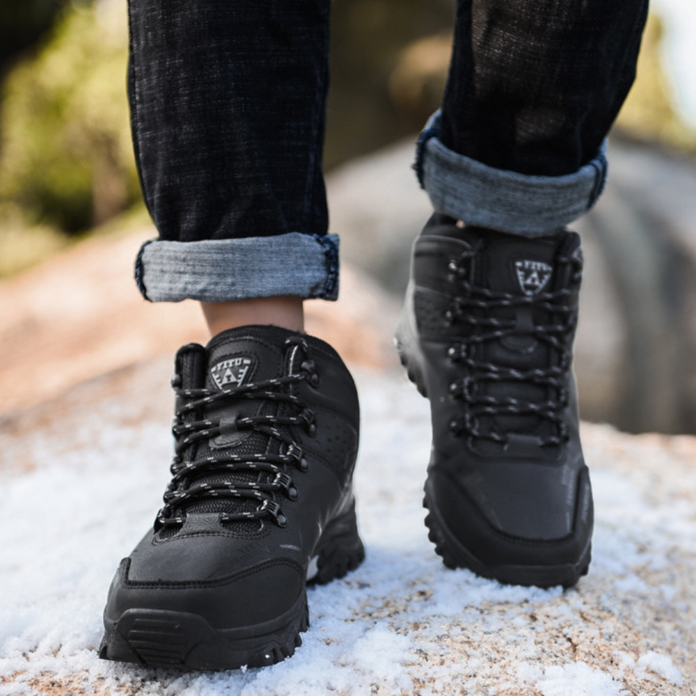 Bottes De Randonnée En Cuir Pour Homme Confortables Et Durables