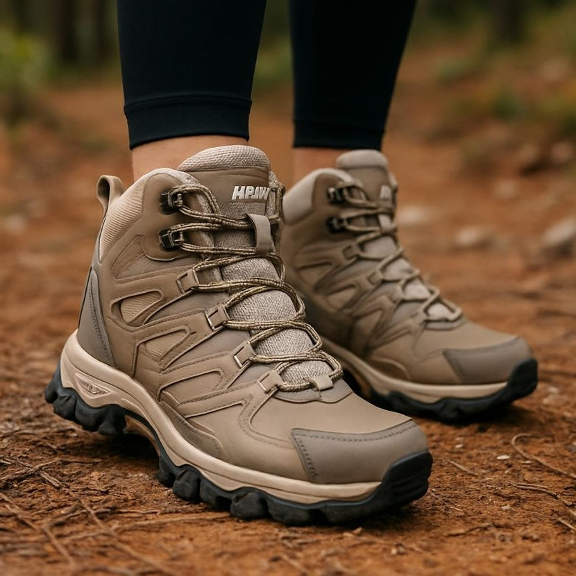 Women's Hiking Boots with Optimized Grip