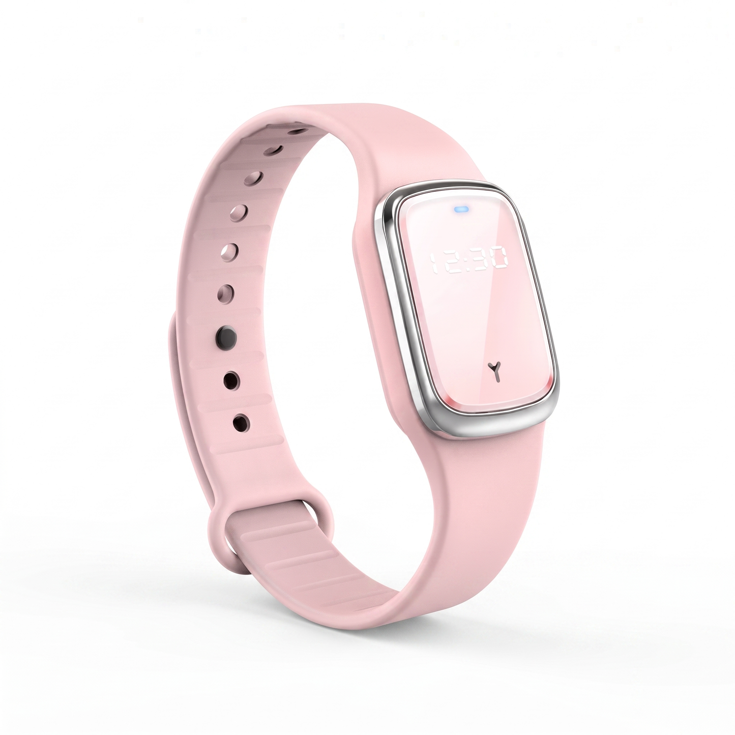 Rechargeable Ultrasonic Anti-Mosquito Bracelet with LED Display for Outdoor Use