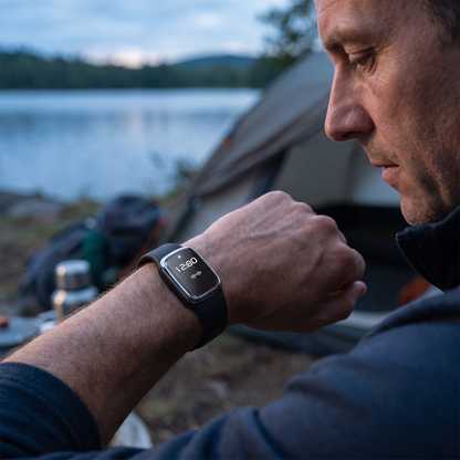 Rechargeable Ultrasonic Anti-Mosquito Bracelet with LED Display for Outdoor Use