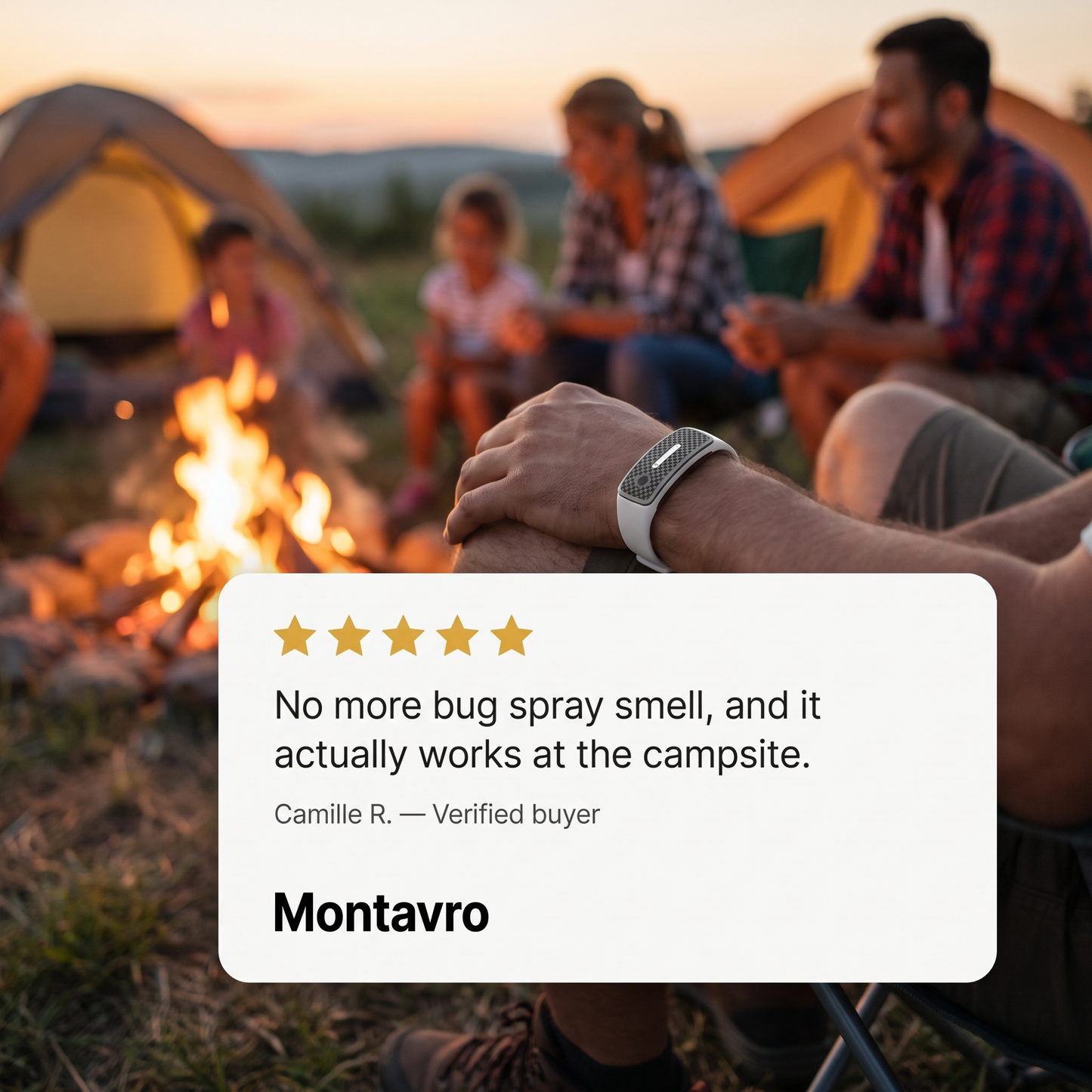 Ultrasonic Mosquito Repellent Bracelet