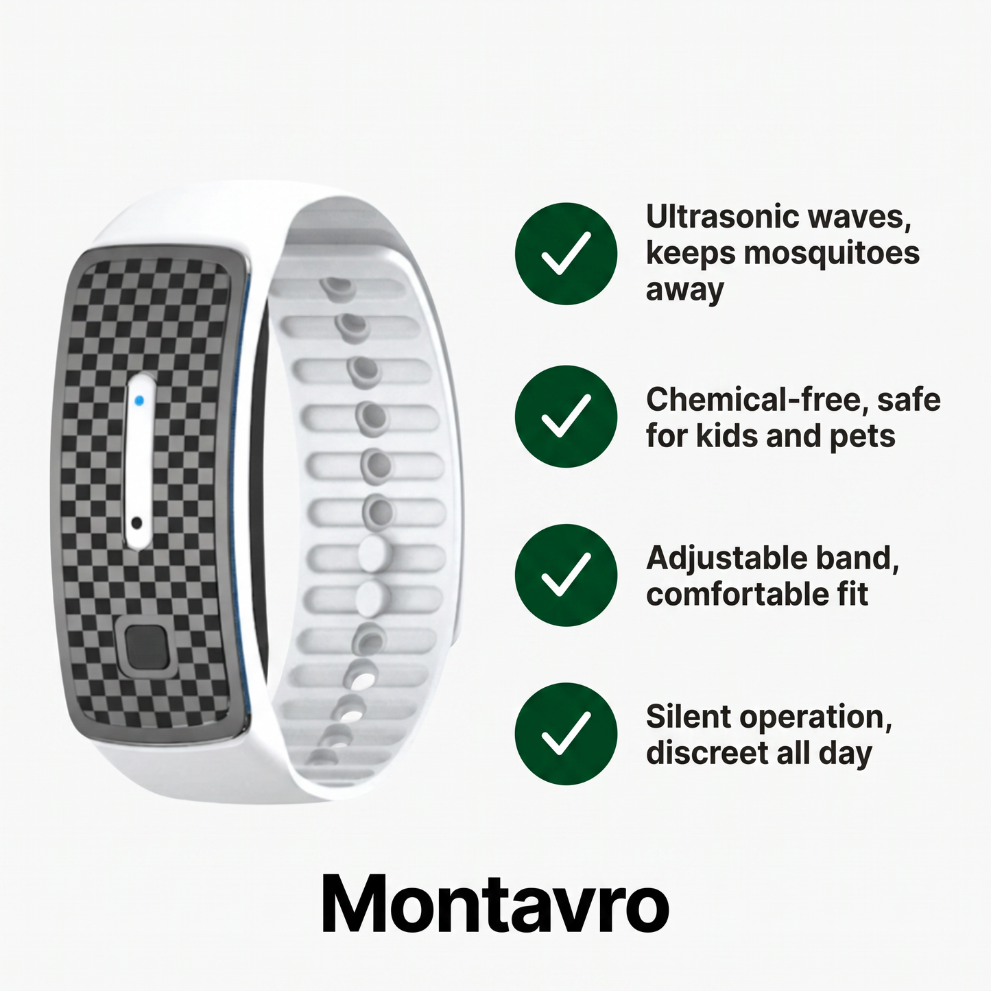 Ultrasonic Mosquito Repellent Bracelet