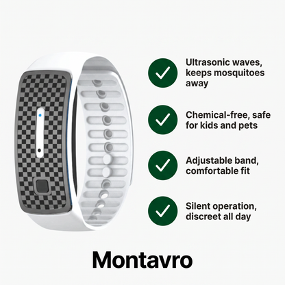 Ultrasonic Mosquito Repellent Bracelet