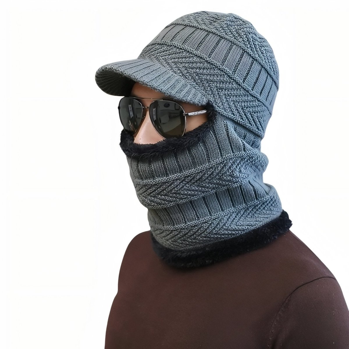 Thermal Winter Hood with Integrated Visor
