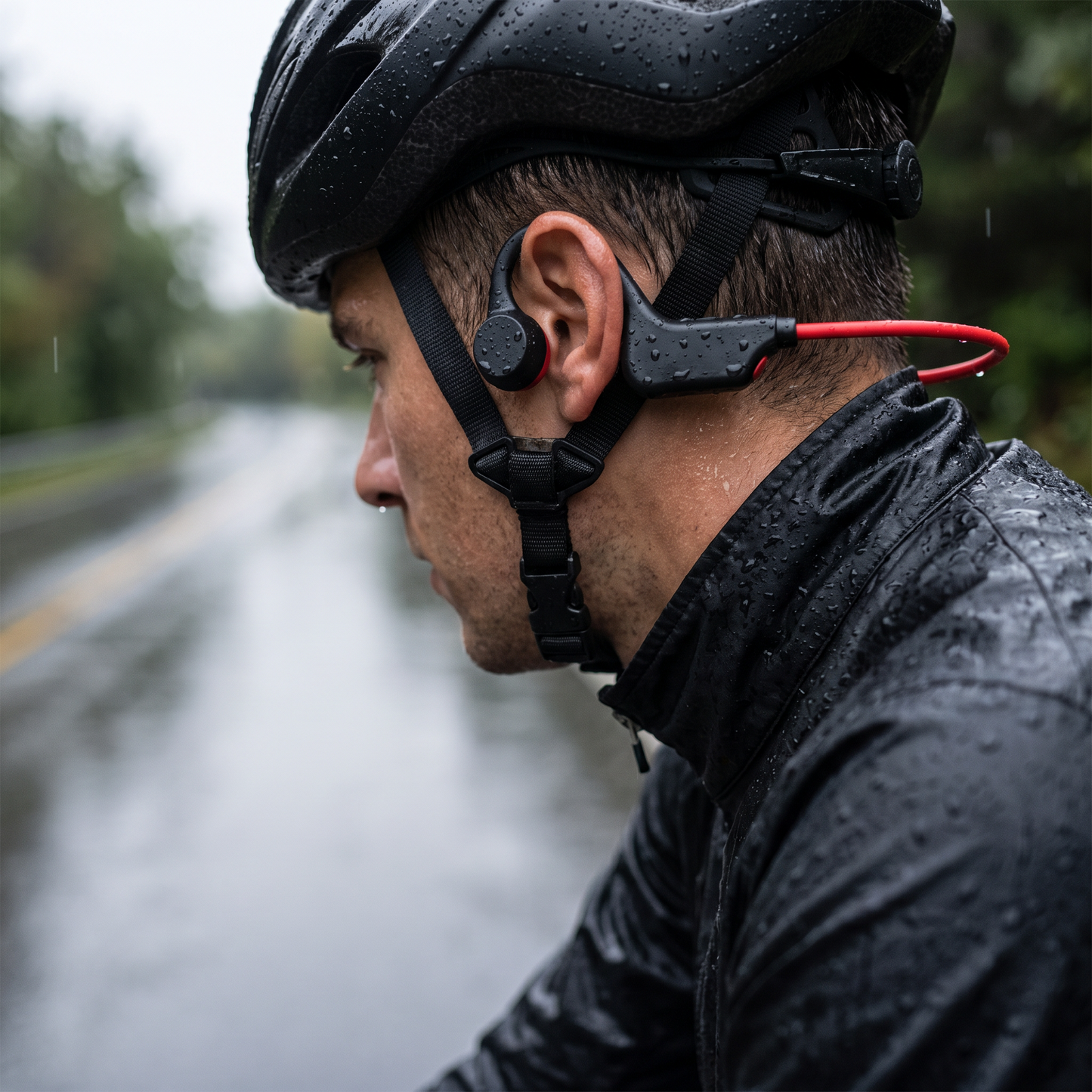 Open-Ear Bone Conduction Headphones, Bluetooth 5.3 IPX8 Waterproof with 32GB Memory