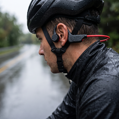 Open-Ear Bone Conduction Headphones, Bluetooth 5.3 IPX8 Waterproof with 32GB Memory