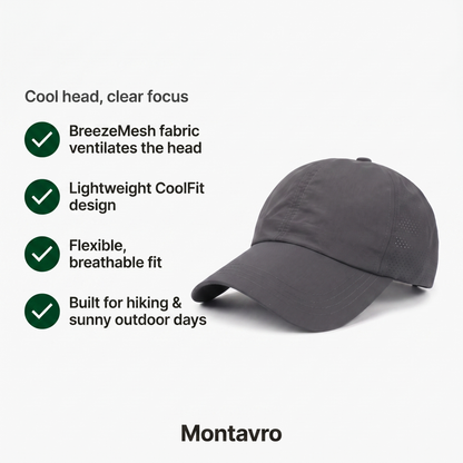 Breathable and Lightweight Women's Cap