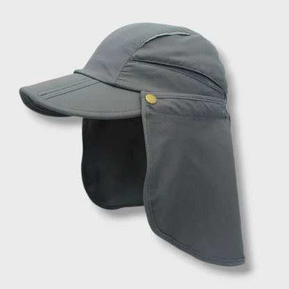 Casquette Anti-UV UPF50+ avec Pan de Nuque Amovible et Visière pour Randonnée