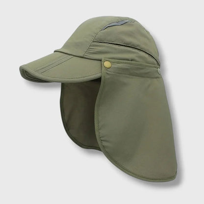 Casquette Anti-UV UPF50+ avec Pan de Nuque Amovible et Visière pour Randonnée