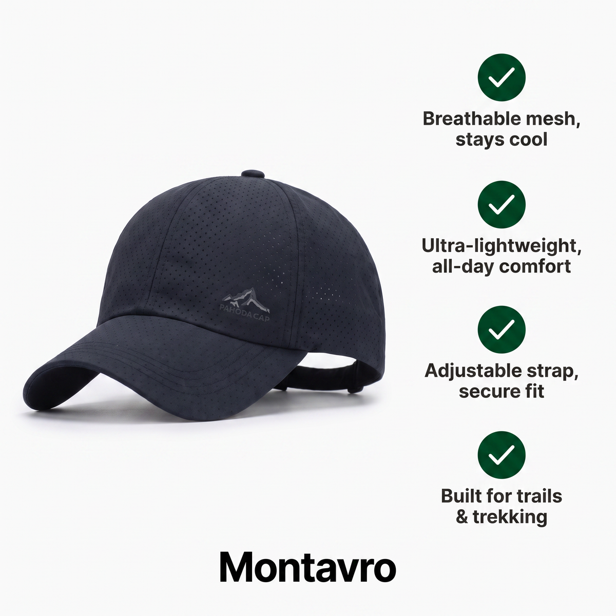 Breathable and Lightweight Hiking Cap