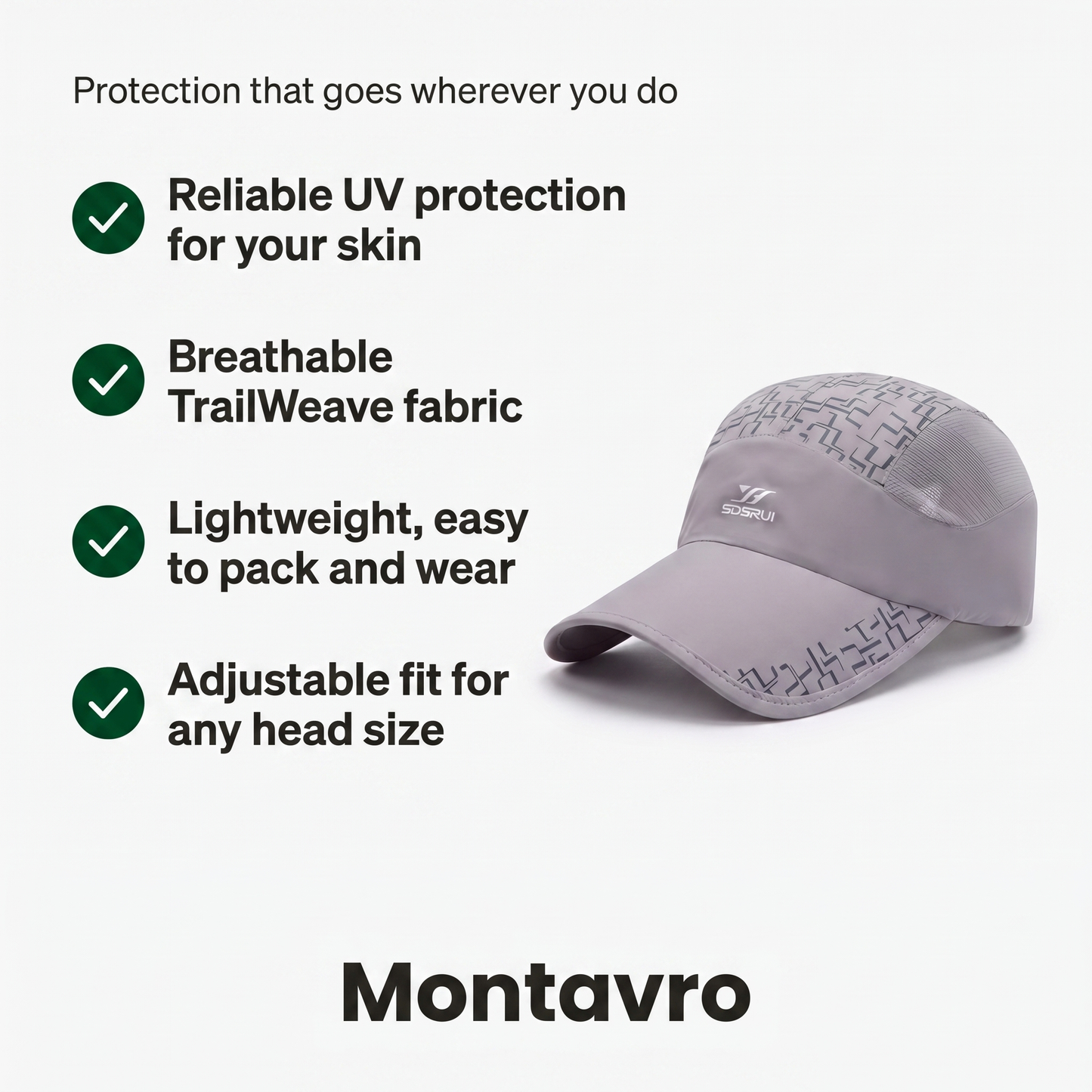 Lightweight and Protective Unisex Hiking Cap