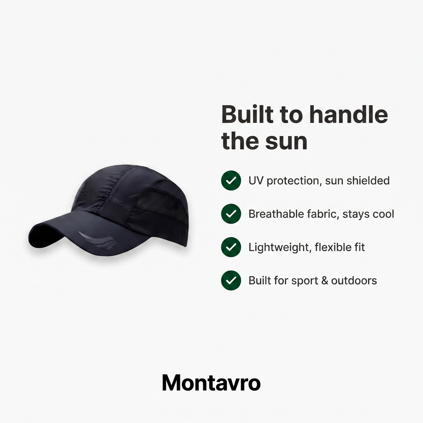 Sports Cap with UV Protection