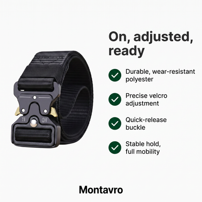 Adjustable Tactical Quick Release Belt