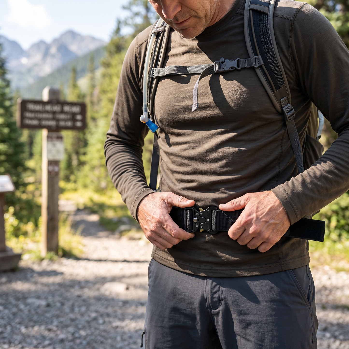 Adjustable Tactical Quick Release Belt