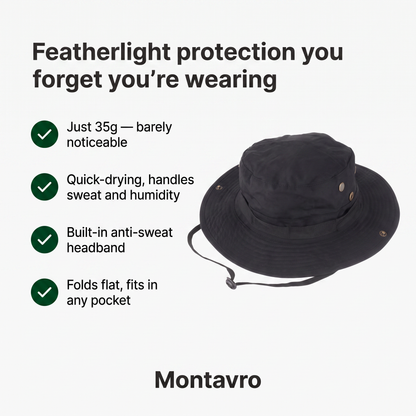 Lightweight and Breathable Trekking Hat for Hiking and Outdoor Activities