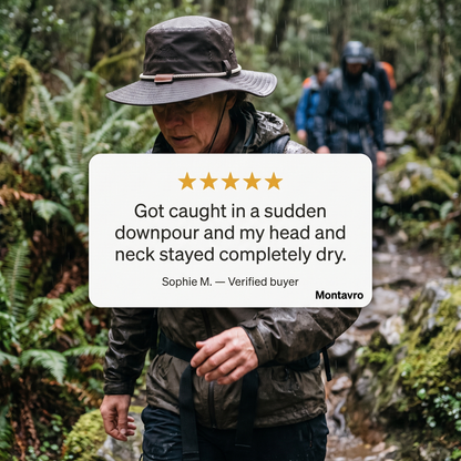 Waterproof Wide Brim Breathable Hiking Hat