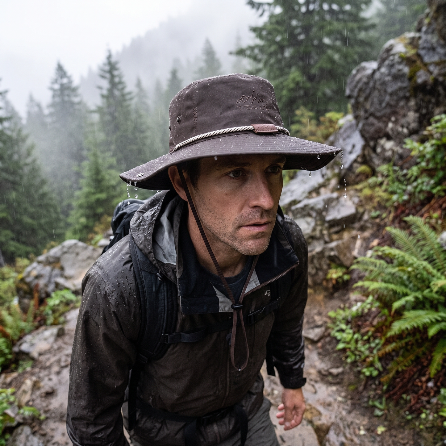 Waterproof Wide Brim Breathable Hiking Hat