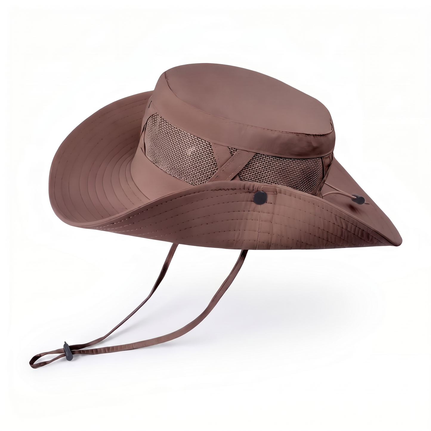 Breathable Hiking Hat with Wide Adjustable Brim