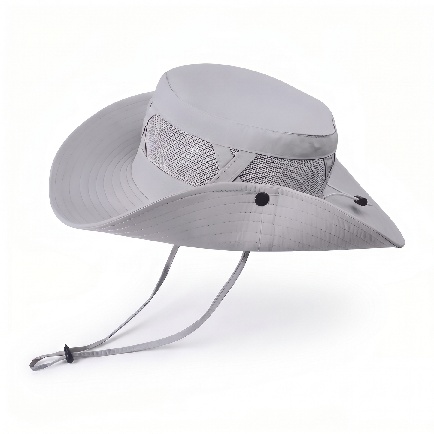 Breathable Hiking Hat with Wide Adjustable Brim