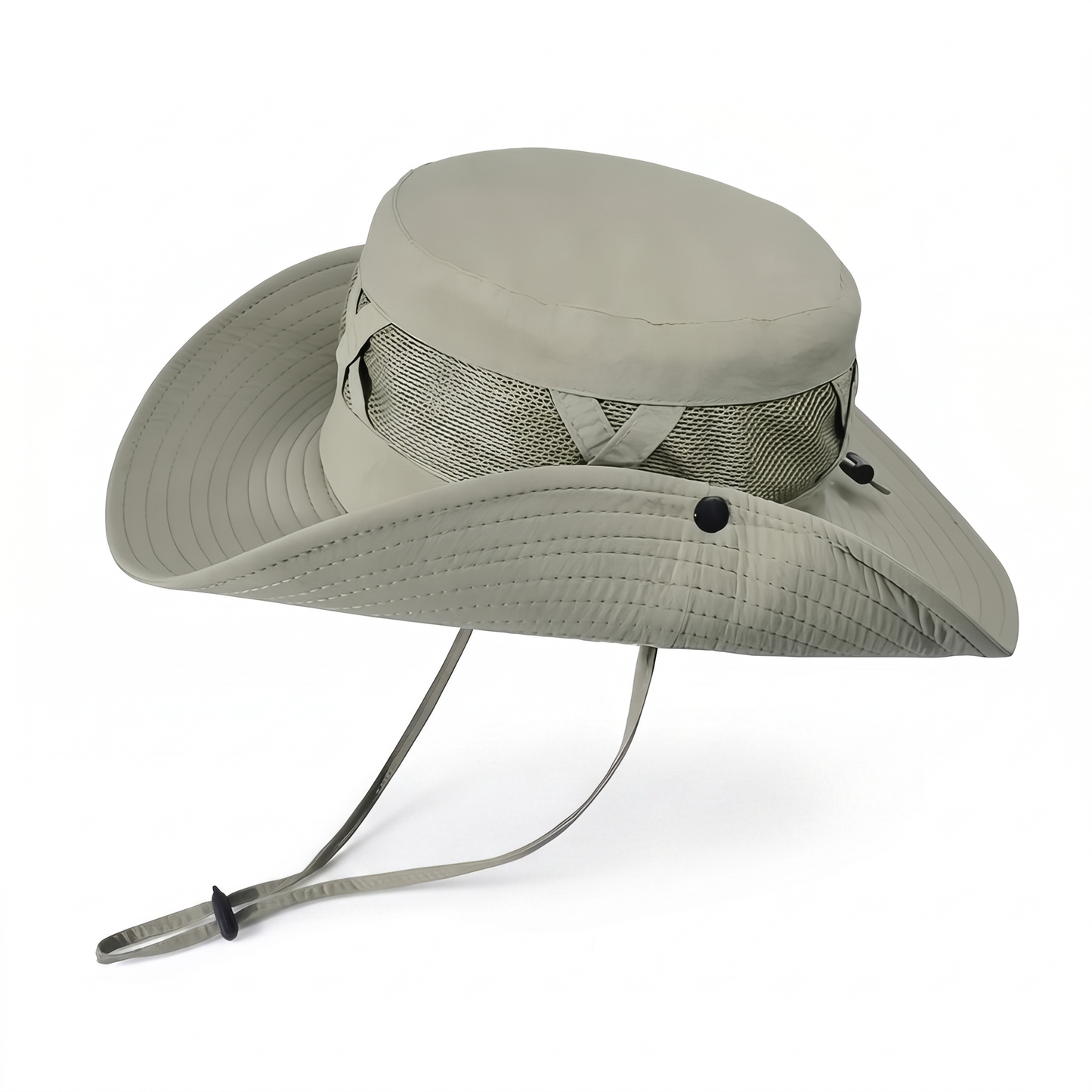 Breathable Hiking Hat with Wide Adjustable Brim