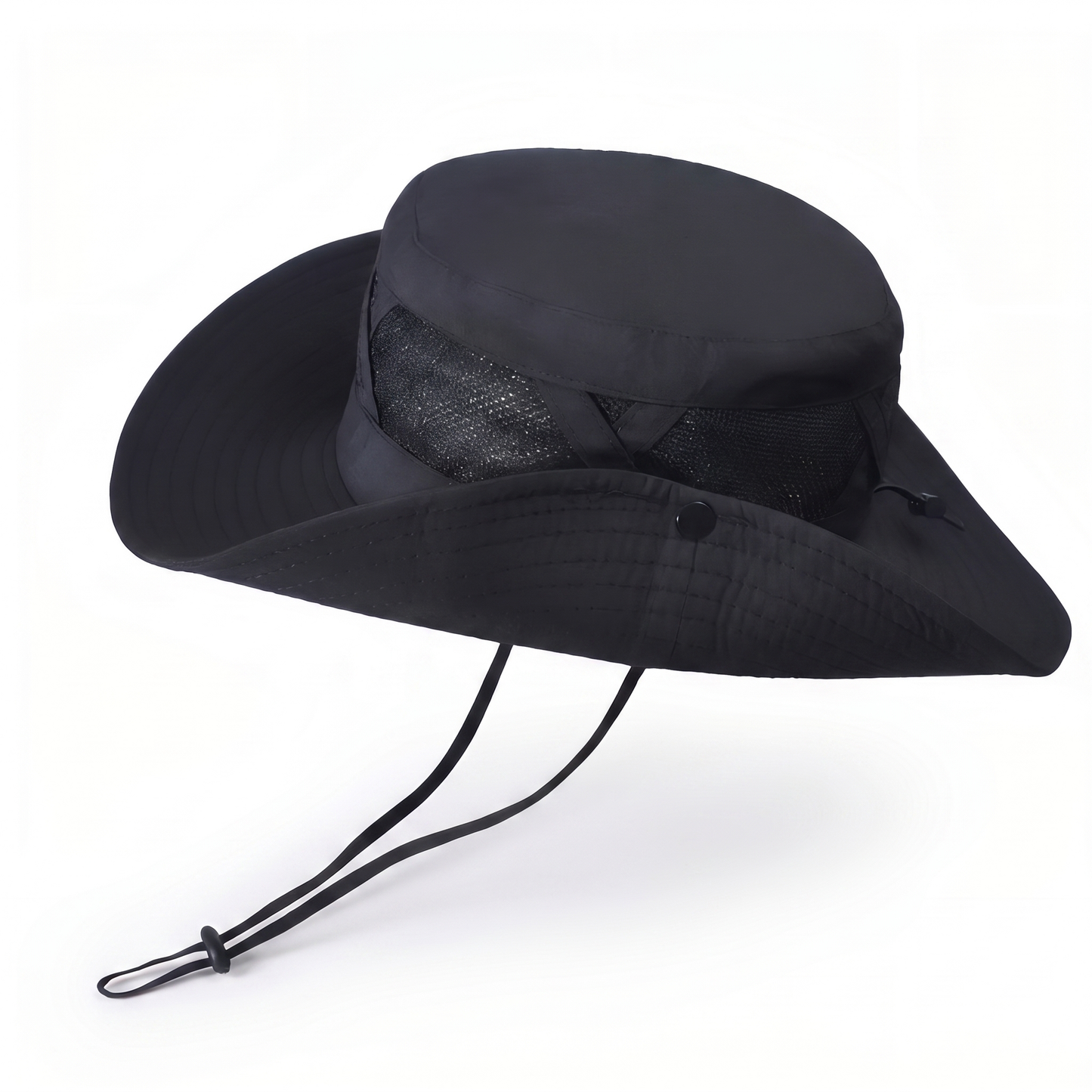 Breathable Hiking Hat with Wide Adjustable Brim