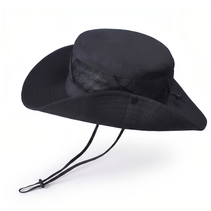 Breathable Hiking Hat with Wide Adjustable Brim
