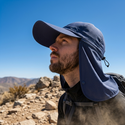 Chapeau Randonnée Unisexe Avec Protège-Nuque